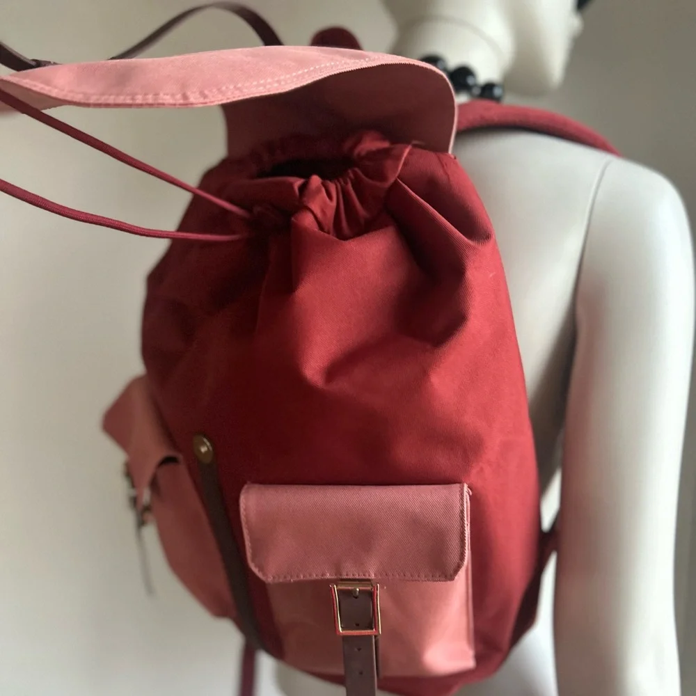 Stylish Red and Pink Women's Backpack new